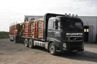 Rundholztransport-LKW, Volvo